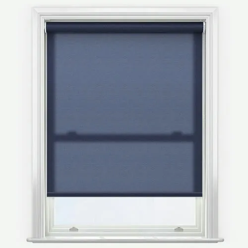 Zenobia Dimout Indigo Roller Blind | Online Blindz